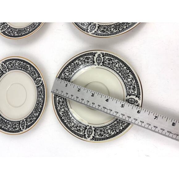 VTG Set Of 4 Momoyama Fine China Ivory Glazed Made in Japan Saucers Teacup Plate - Picture 4 of 8